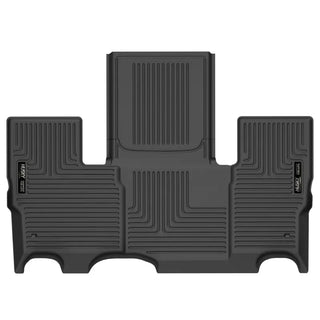 Husky Liners Black WeatherBeater 2nd Seat Floor Liner (REAR): Jeep Grand Wagoneer / Wagoneer (22-26)