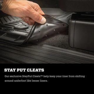 Husky Liners Black WeatherBeater 2nd Seat Floor Liner (REAR): Jeep Grand Wagoneer / Wagoneer (22-26)