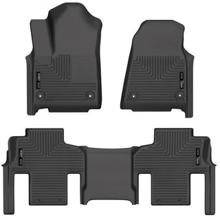Husky Liners Black Weatherbeater Floor Liners (F&R): Fits Jeep (22-24) - Black