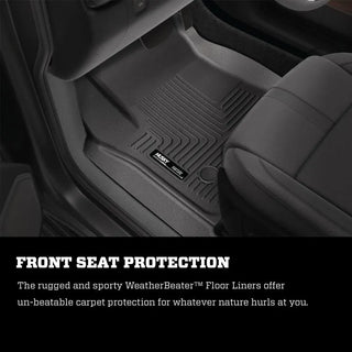 Husky Liners Black Weatherbeater Floor Liners (F&R): Fits Jeep (22-24) - Black