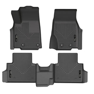 Husky Liners WeatherBeater Floor Liner (F&R): Jeep Grand Cherokee L / Grand Wagoneer L (21-24)