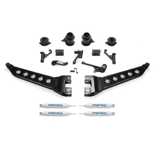 Fabtech 5in Radius Arm System: Ram 2500 2014-2018 w/ Coil Spacers and Performance Shocks