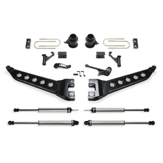 Fabtech 5in Radius Arm System w/ DL Shocks: Ram 3500 2013-2016 w/ Factory Radius Arms