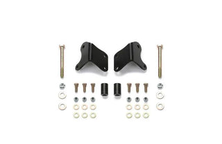 Fabtech Front Lower Shock Mount Relocation Brackets: Jeep Wrangler (07-17) / Wrangler JK (18)