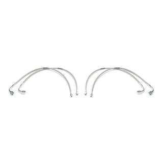 Fabtech Extended Brake Line Kit (FRONT AND REAR): Jeep Wrangler (2007-2017) / Wrangler JK 2018