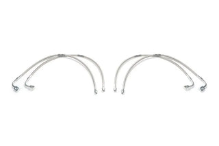 Fabtech Extended Brake Line Kit (FRONT AND REAR): Jeep Wrangler (2007-2017) / Wrangler JK 2018