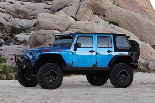 Fabtech 5in Trail LT Coilovers: Jeep Wrangler (07-17) / JK (18) w/ DLSS Reservoir