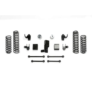 Fabtech 3in Sport System w/ Shock Ext: Jeep Wrangler 2018-2021