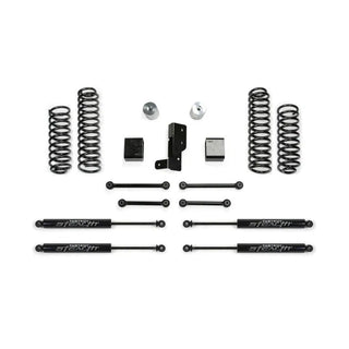 Fabtech 3in Sport System: Jeep Wrangler 2018-2021 w/ Stealth
