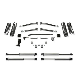 Fabtech 3in Trail 4WD 4-Door Suspension Kit: Jeep Wrangler 2018-2021 w/ Dlss Shocks