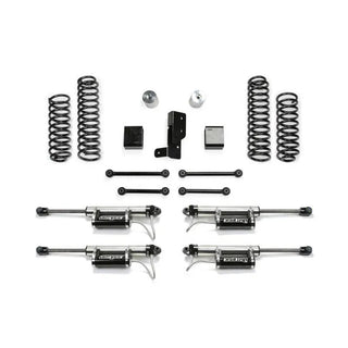 Fabtech 3in Sport System: Jeep Wrangler 2018-2021 w/ Dl Resi