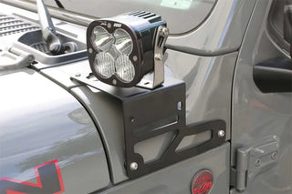 Fabtech Light Bracket Kit: Jeep Wrangler (18-24) / Gladiator (20-24)