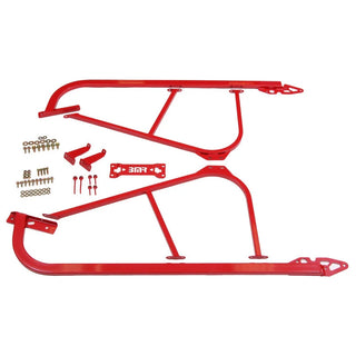 BMR Subframe Connectors (Red): Dodge Challenger 2008 - 2023 (All Models)