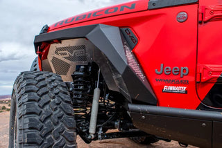 DV8 Offroad Armor Fenders w/ LED Turn Signal Lights: Jeep Wrangler 2018-2021