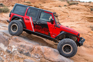 DV8 Offroad Armor Fenders w/ LED Turn Signal Lights: Jeep Wrangler 2018-2021