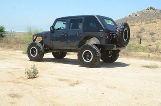 DV8 Offroad Black 2 Piece Fast Back Hard Top 4 Door: Jeep Wrangler JK 2007-2018