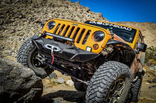 DV8 Offroad Black Aluminum Inner Fender (FRONT): Jeep Wrangler JK 2007-2018