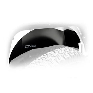 DV8 Offroad Black Aluminum Inner Fender (REAR): Jeep Wrangler JK 2007-2018