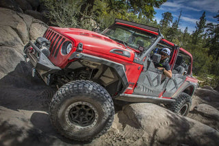 DV8 Offroad Black Front Inner Fenders (FRONT): Jeep Gladiator / Wrangler / Wrangler JK (18-22)