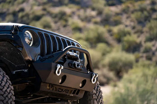 DV8 Offroad Black Front Inner Fenders (FRONT): Jeep Gladiator / Wrangler / Wrangler JK (18-22)