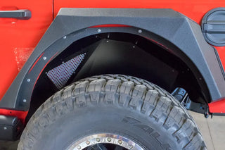 DV8 Offroad Black Rear Inner Fenders: Jeep Wrangler (2018-2021)
