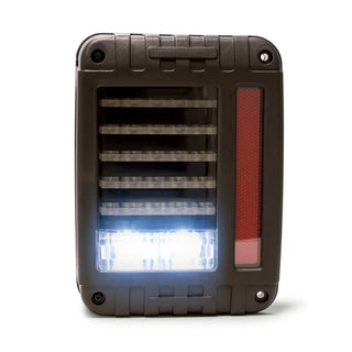 DV8 Offroad Horizontal LED Tail Light: Jeep Wrangler JK 2007-2018