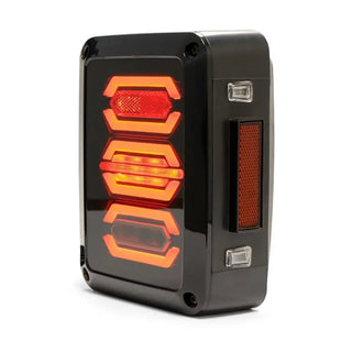 DV8 Offroad Octagon LED Tail Light: Jeep Wrangler JK 2007-2018