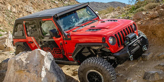 DV8 Offroad 18+ Jeep JL Rubicon Replica Hood: Jeep Gladiator (20-21) / Wrangler (18-21)