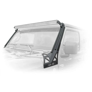 DV8 Offroad Picatinny Rail A-Pillar Pod LED Light Mount: Jeep Wrangler (18-21) / Gladiator (20-21)