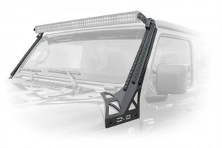 DV8 Offroad Picatinny Rail A-Pillar Pod LED Light Mount: Jeep Wrangler (18-21) / Gladiator (20-21)
