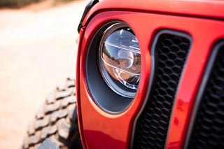 DV8 Offroad LED Projector Headlights: Jeep Wrangler (18-21) / Gladiator (20-21)
