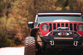DV8 Offroad LED Projector Headlights: Jeep Wrangler (18-21) / Gladiator (20-21)