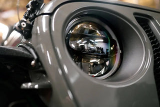 DV8 Offroad LED Projector Headlights: Jeep Wrangler (18-22) / Gladiator (20-22)