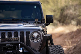 DV8 Offroad Cowl Light Bar Bracket: Jeep Wrangler (18-22) / Gladiator (20-22)