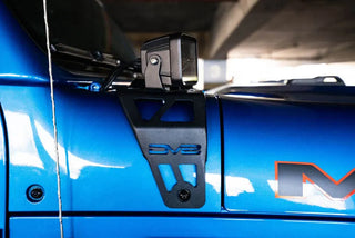 DV8 Offroad Dual Pod Light Mounts: Jeep Wrangler (18-22) / Gladiator (20-22)