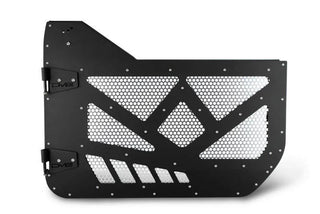 DV8 Offroad Aluminum Half Doors w/ Perforated Mesh (FRONT): Jeep Wrangler / Gladiator (18-21)