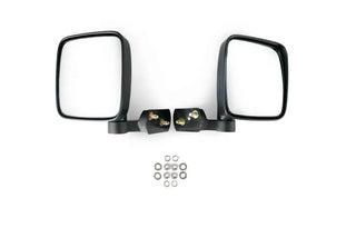 DV8 Offroad Aluminum Half Doors w/ Perforated Mesh (FRONT): Jeep Wrangler / Gladiator (18-21)