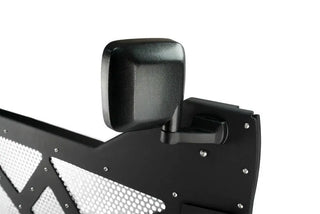 DV8 Offroad Aluminum Half Doors w/ Perforated Mesh (FRONT): Jeep Wrangler / Gladiator (18-21)