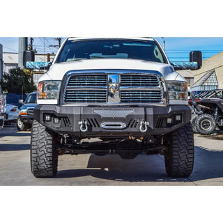 DV8 Offroad Front Bumper: Dodge Ram 2500 / 3500 (10-18) - Sand Texture Black