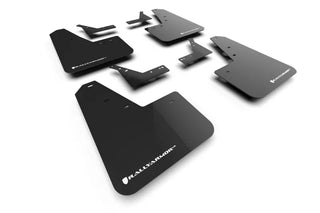 Rally Armor Black UR Mud Flap: Ram 1500 2021-2024 (MF128-UR-BLK-WH)