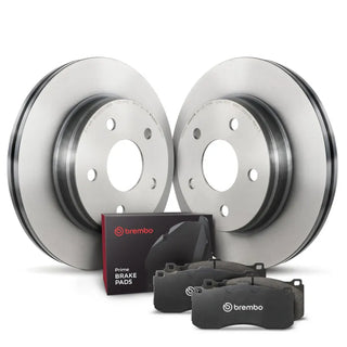Brembo OE PRIME Rear 350mm Disc Rotors & Low Met Pads (REAR): Jeep Grand Cherokee SRT8 6.1L 06-10