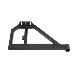 Body Armor 4x4 Single Action Tire Carrier: Jeep Wrangler JK (2007-2017) / Wrangler JK (2018)