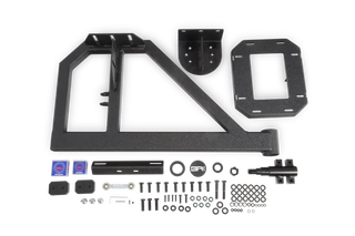 Body Armor 4x4 Single Action Tire Carrier: Jeep Wrangler JK (2007-2017) / Wrangler JK (2018)