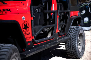 Body Armor 4x4 Tube Doors (FRONT): Jeep Wrangler JK 2007-2018