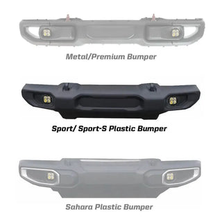 Baja Designs Squadron Sport Series Fog Pocket Kit: Jeep Gladiator (20-24) / Wrangler (18-24)