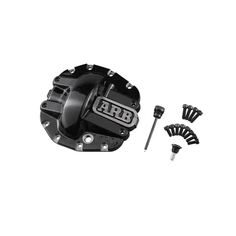 ARB Black Diff Cover JL Sport Front | FastHemis