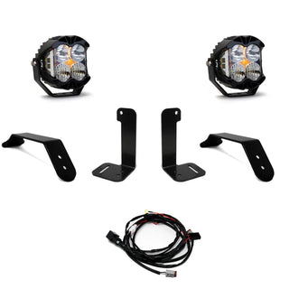 Baja Designs Dual LP4 Auxiliary Light Kit: Jeep Wrangler (18-24) / Gladiator (20-24)