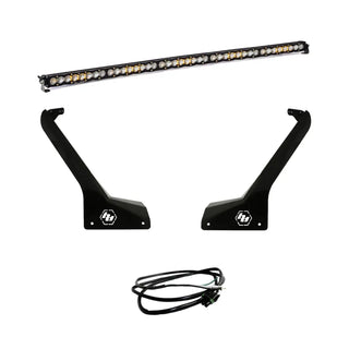 Baja Designs Roof Bar LED Light Kit: Jeep Wrangler (18-24) / Gladiator (20-24) w/ Upfitter