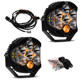 Baja Designs Steel Bumper LED Light Kit: Jeep Wrangler (18-24) / Gladiator (20-24)
