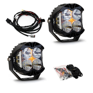 Baja Designs Steel Bumper LED Light Kit: Jeep Wrangler (18-24) / Gladiator (20-24)